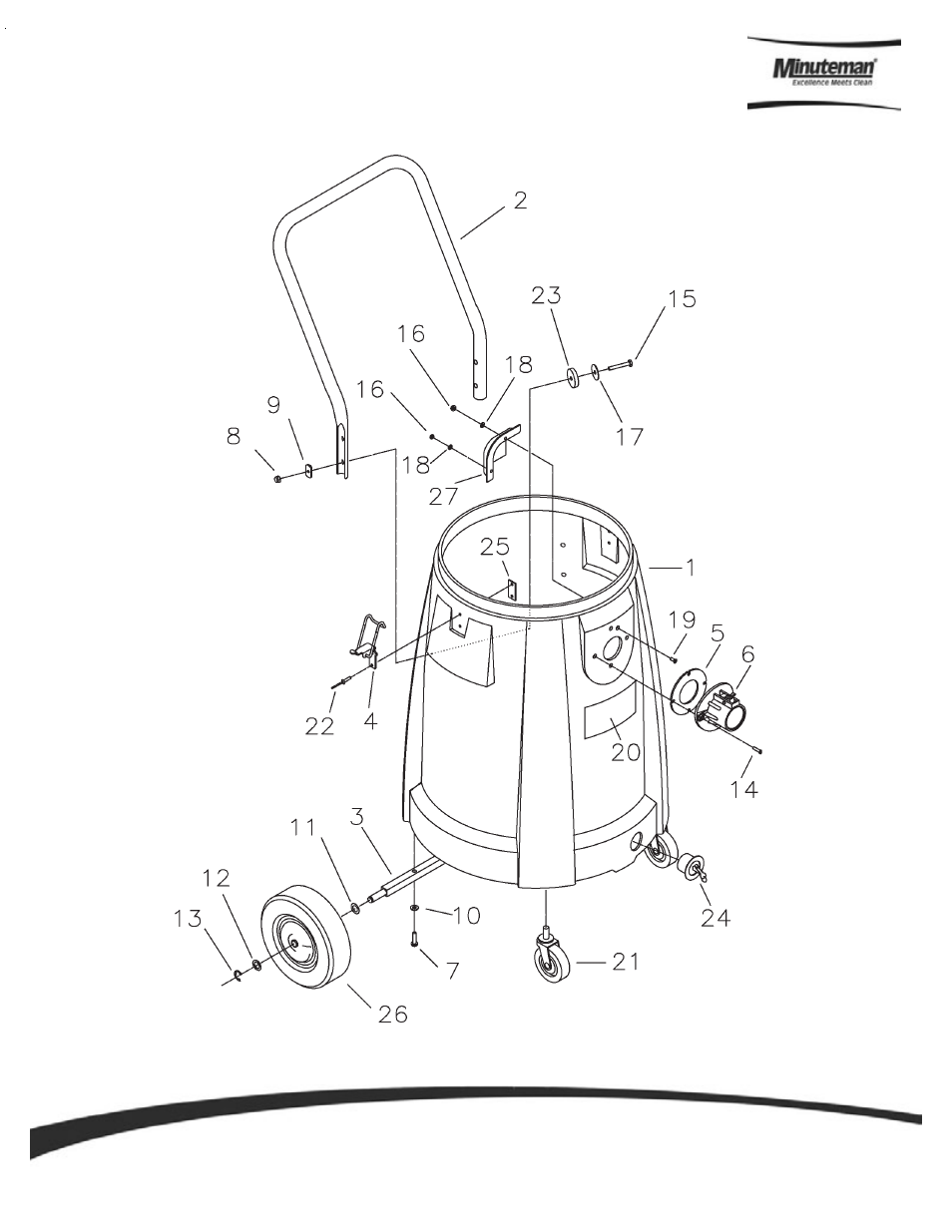 Minuteman 390 Series Vacuum 15 & 20 Gallon Polyethylene User Manual | Page 10 / 14