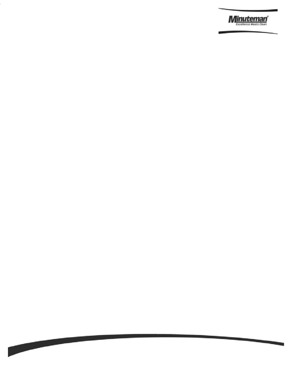Minuteman 390 Series Vacuum 15 & 20 Gallon Polyethylene User Manual | Page 14 / 14