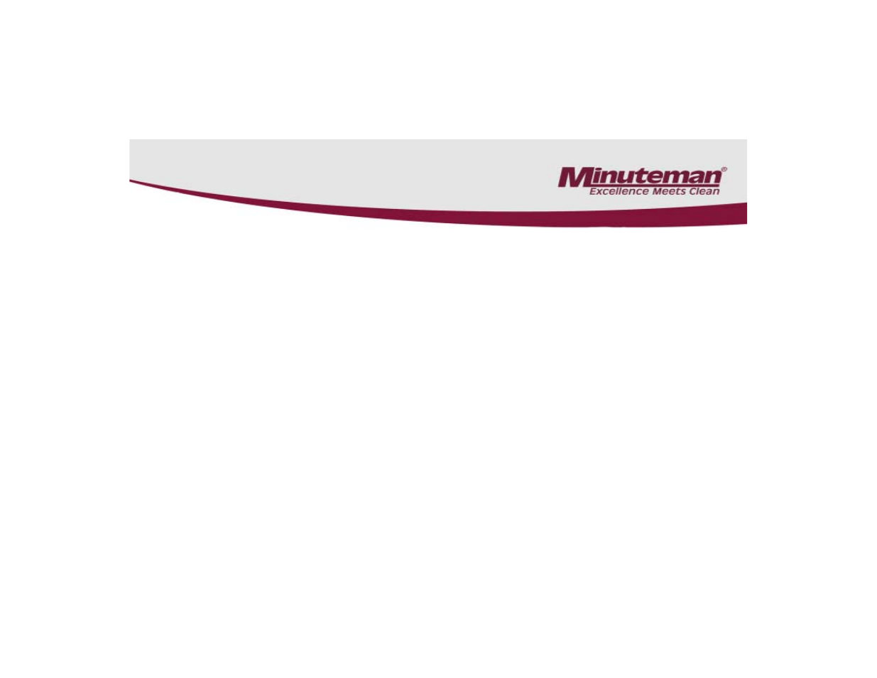 Minuteman X17 ECO Carpet Extractor User Manual | 32 pages