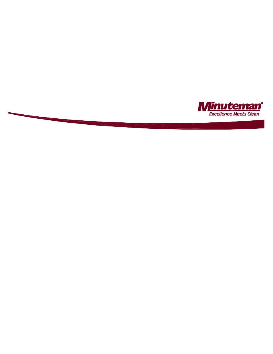 Minuteman H20 Walk-Behind Scrubber Disc Brush Drive User Manual | 40 pages