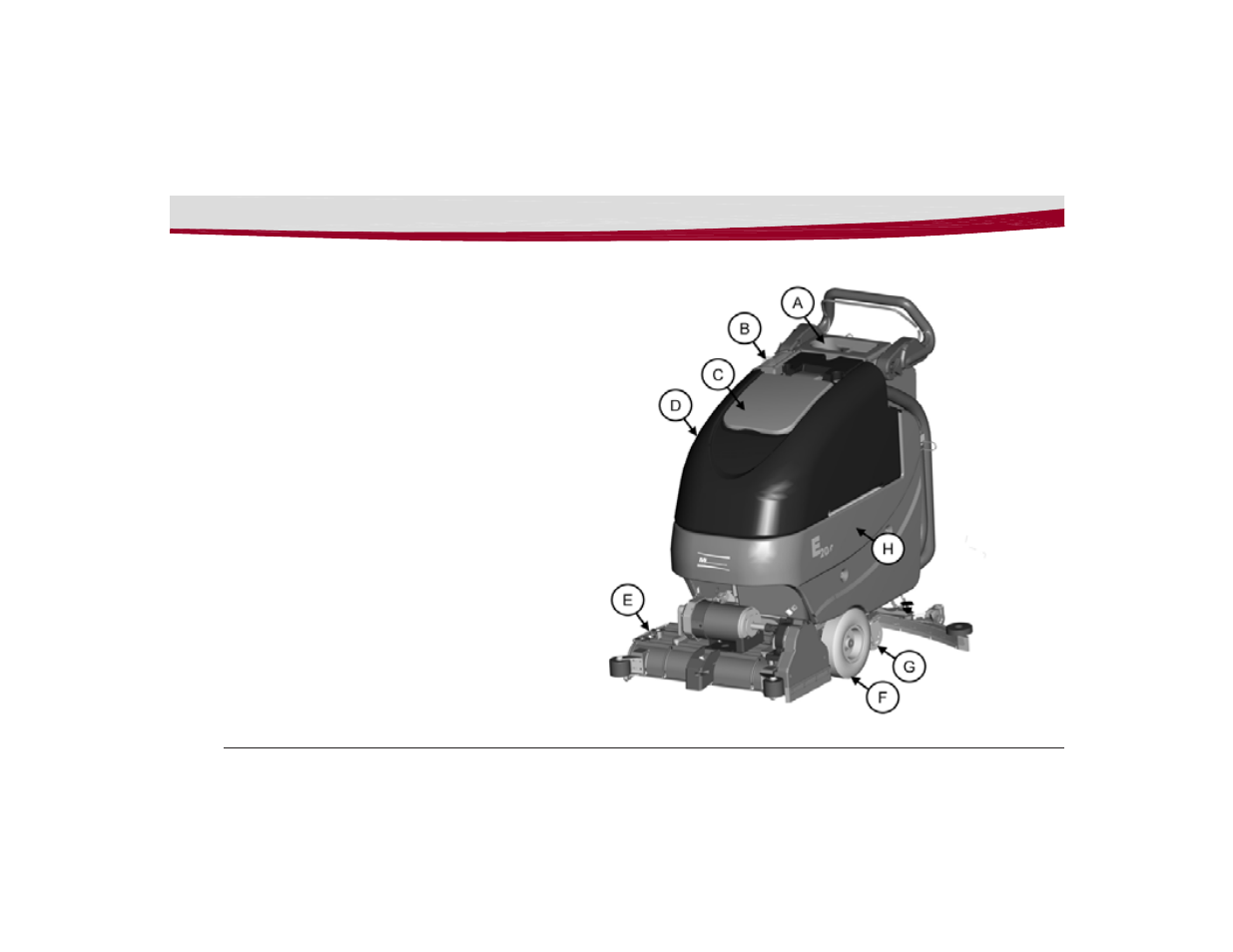 Minuteman E20 Walk-Behind Scrubber Traction Drive Cylindrical Deck User Manual | Page 8 / 40