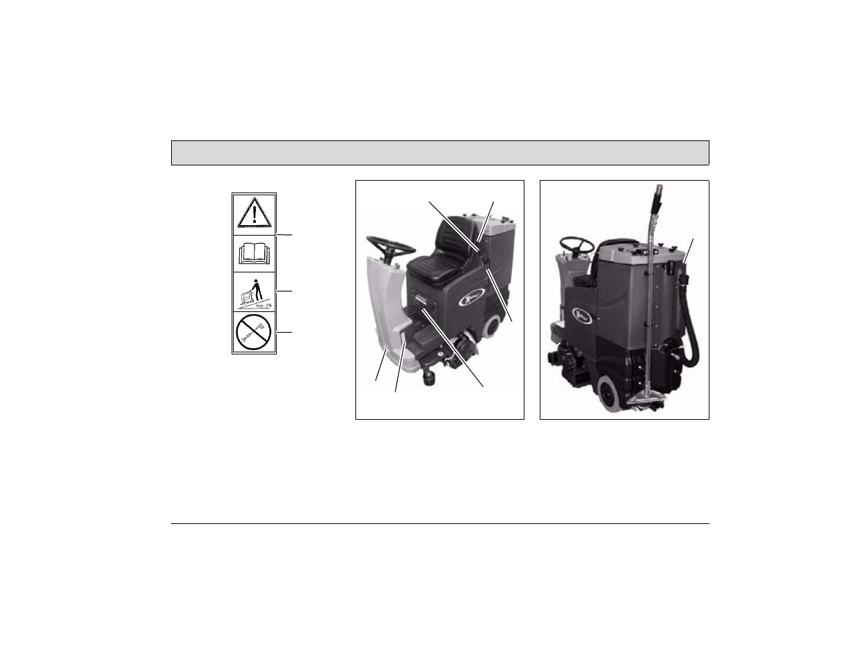 Safety information | Minuteman X Ride 28 Riding Extractor User Manual | Page 13 / 56