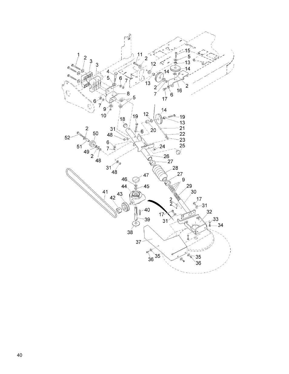 Minuteman Kleen Sweep 40R-47R HM50QP User Manual | Page 40 / 78