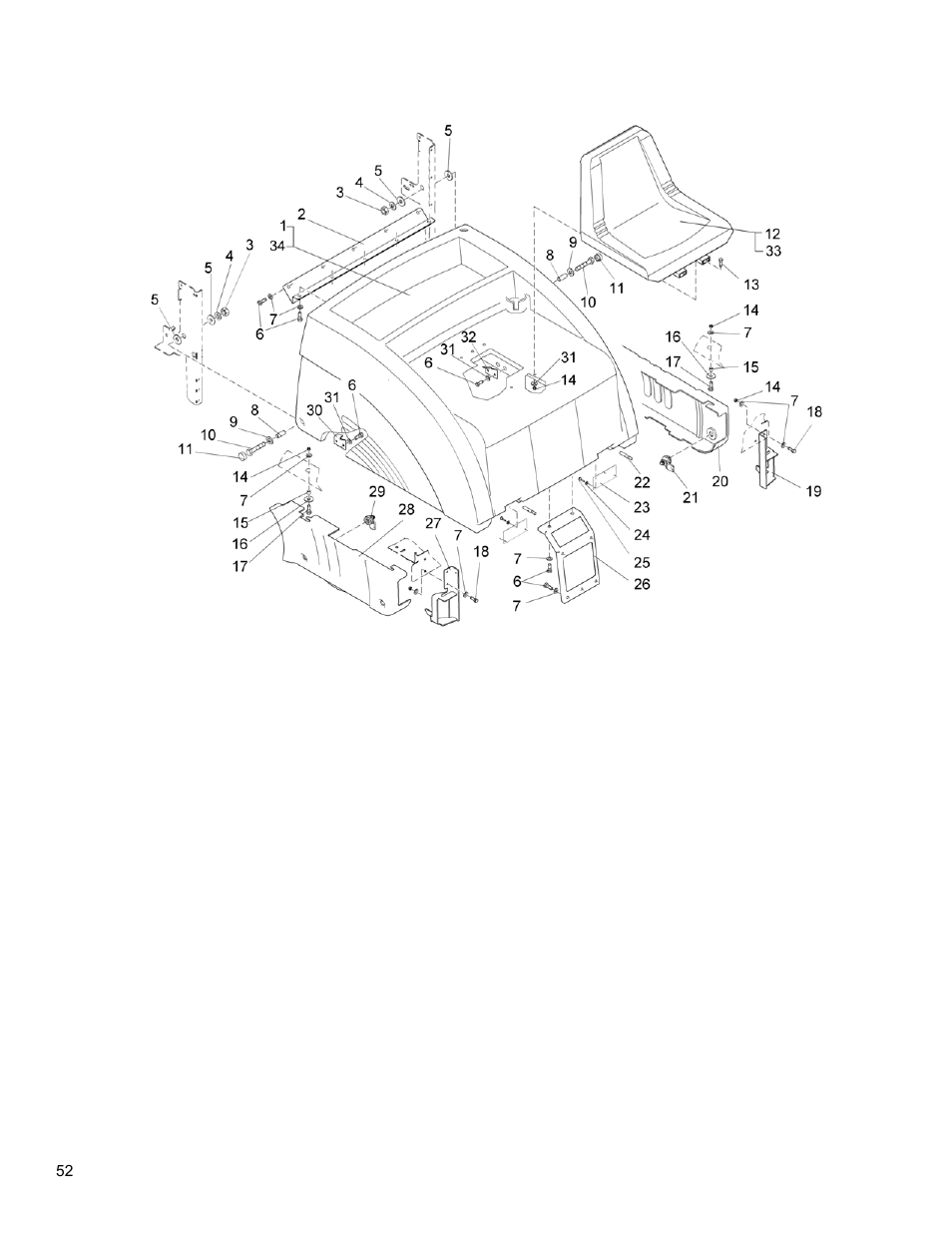 Minuteman Kleen Sweep 40R-47R HM50QP User Manual | Page 52 / 78