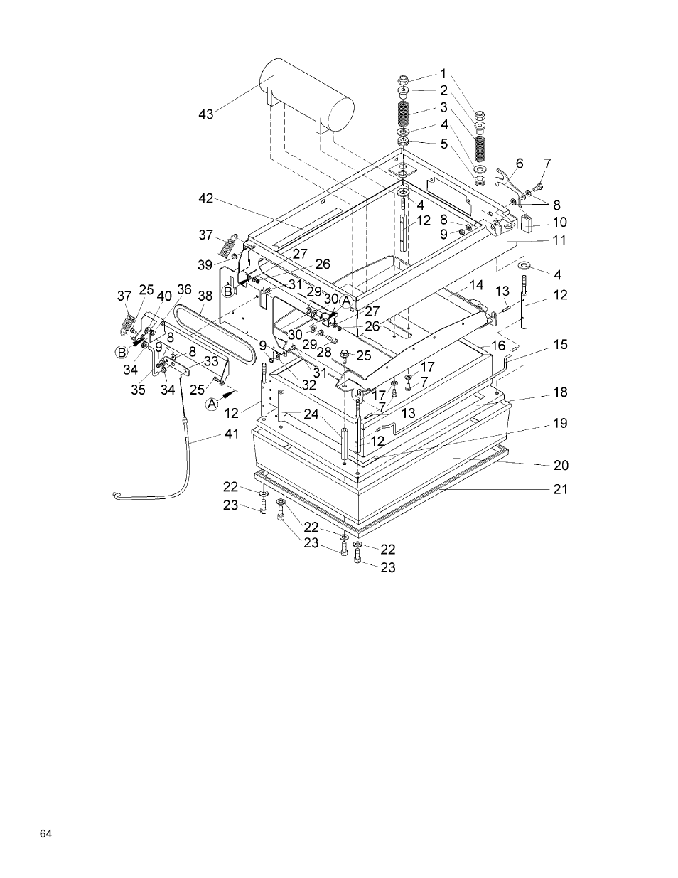 Minuteman Kleen Sweep 40R-47R HM50QP User Manual | Page 64 / 78
