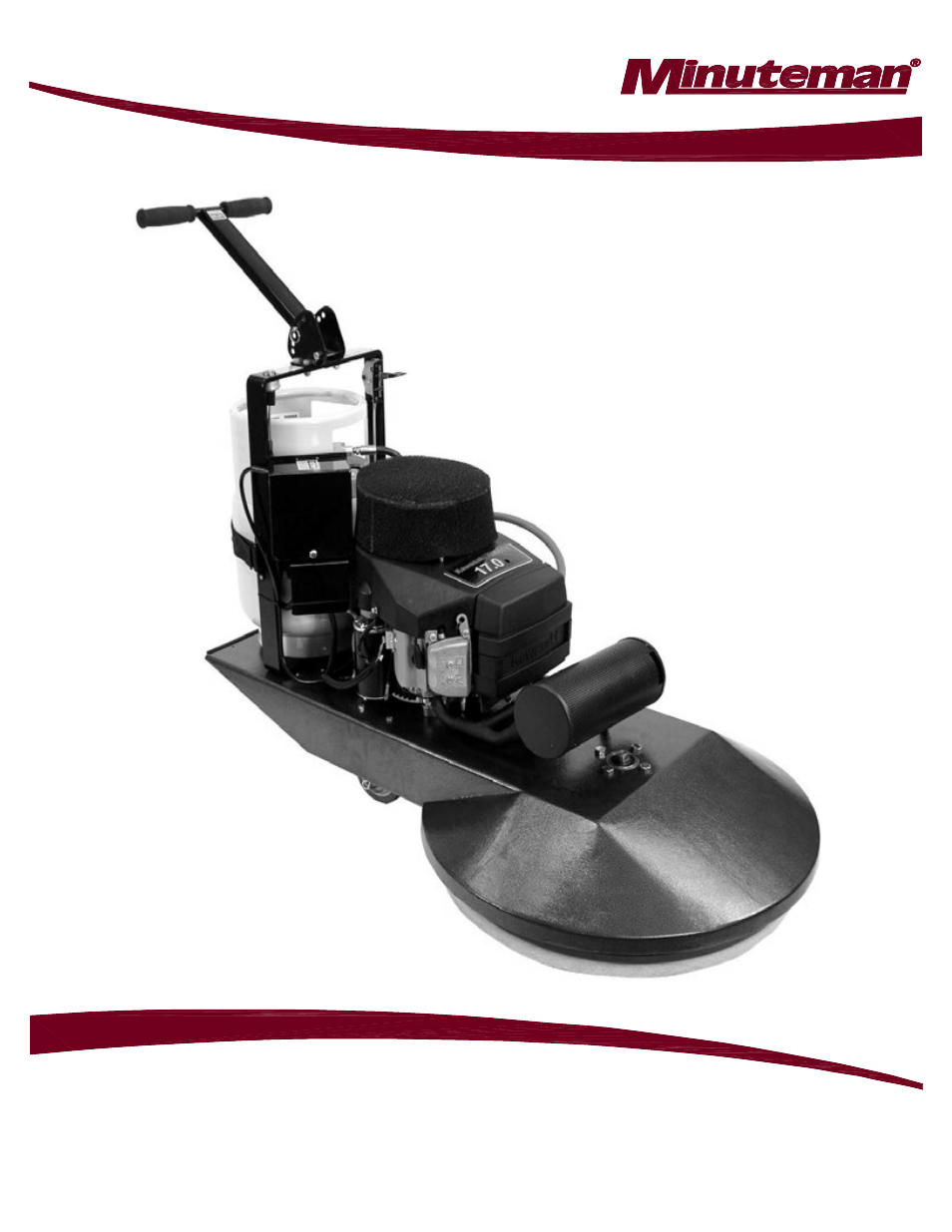 Minuteman Mirage 28 Propane Burnisher - 17 HP Kawasaki M220028K17A User Manual | 17 pages