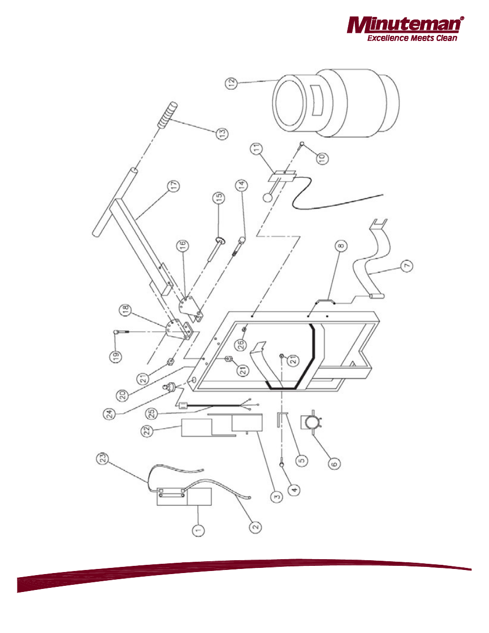 Minuteman Mirage 28 Propane Burnisher - 17 HP Kawasaki M220028K17A User Manual | Page 12 / 17