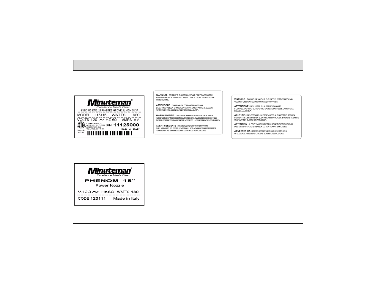 Minuteman Phenom L1518 Dual Motor Upright Vacuum User Manual | Page 11 / 32