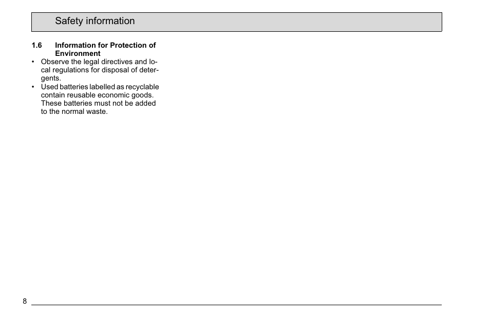 Safety information | Minuteman E 26 (7061.11) User Manual | Page 10 / 40