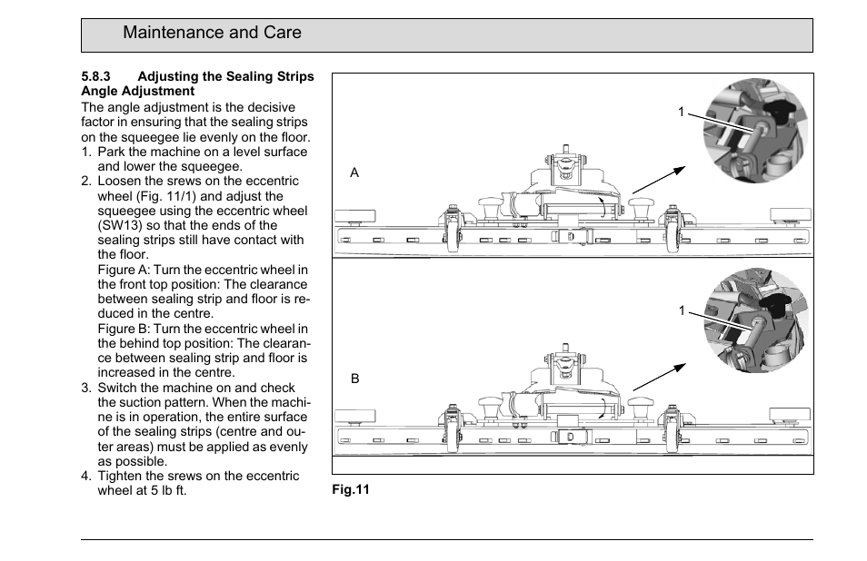 Maintenance and care | Minuteman E 26 (7061.11) User Manual | Page 36 / 40