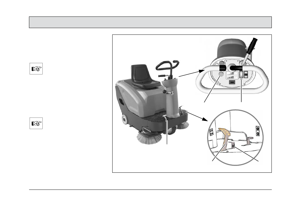 5 stopping and switching off the vehicle, Stopping and switching off the vehicle, Operation | Minuteman Kleen Sweep KS 32 R (6400.40) User Manual | Page 31 / 64