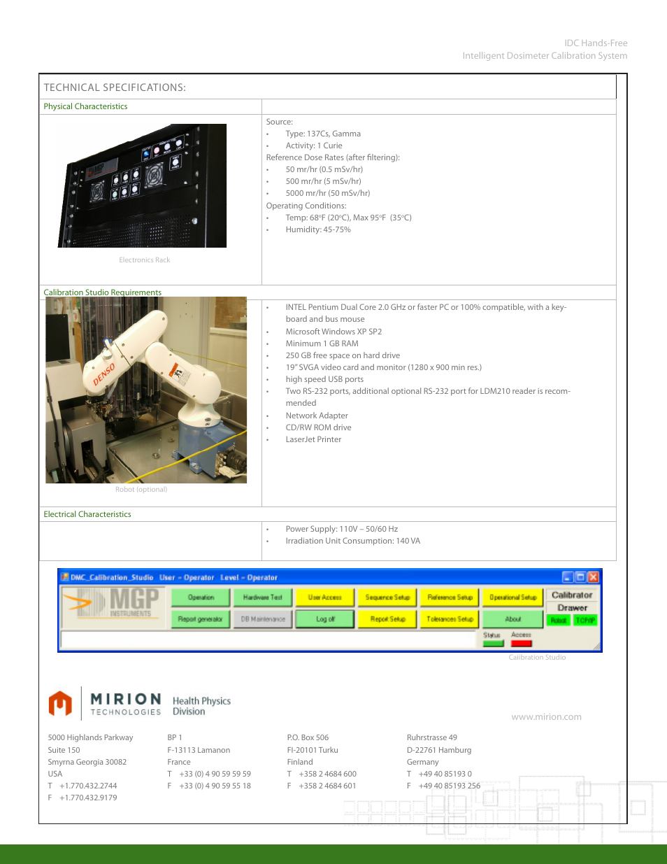 Mirion Technologies IDC Hands-Free User Manual | Page 2 / 2