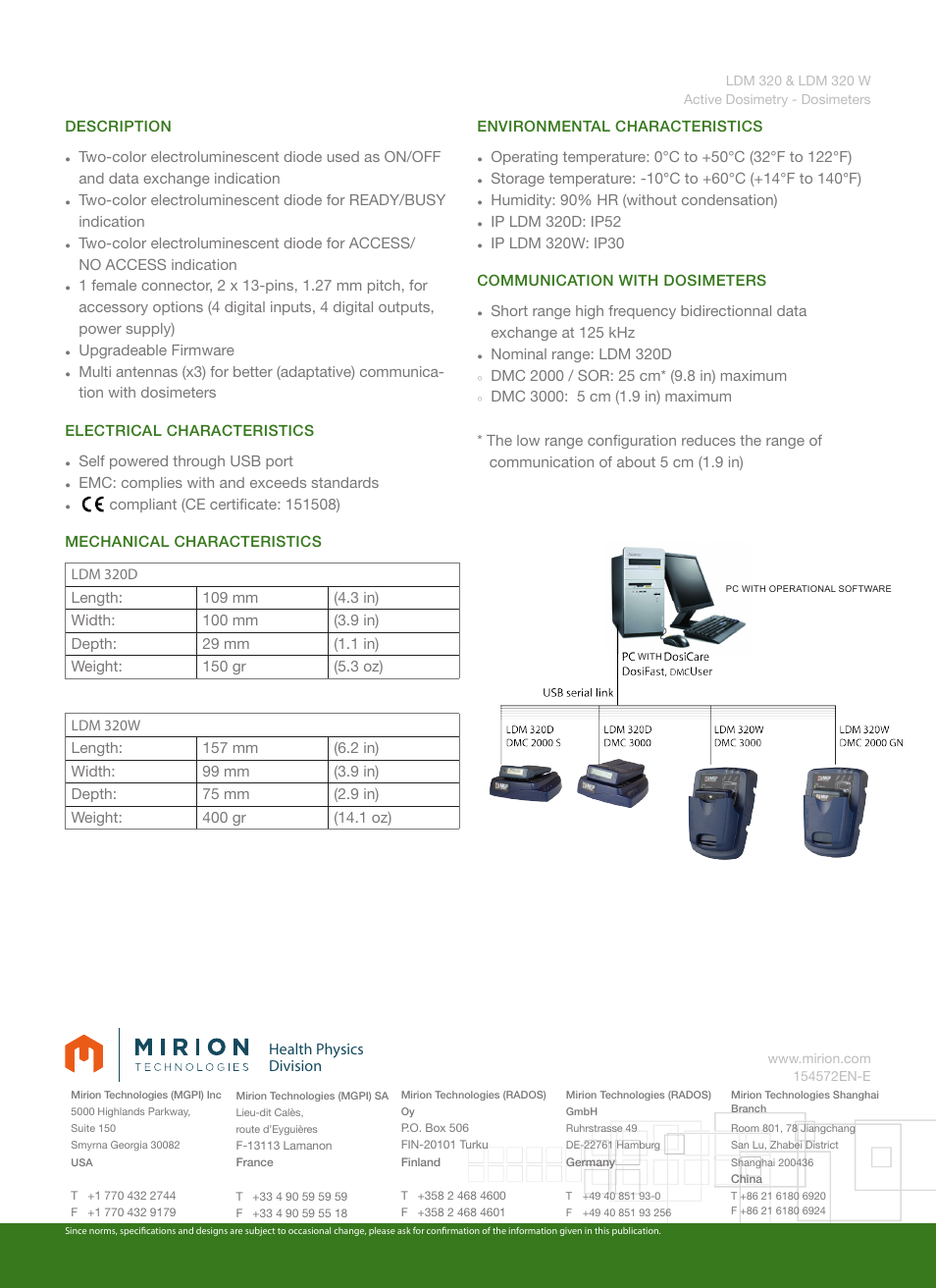 Health physics division | Mirion Technologies LDM 320W User Manual | Page 2 / 2