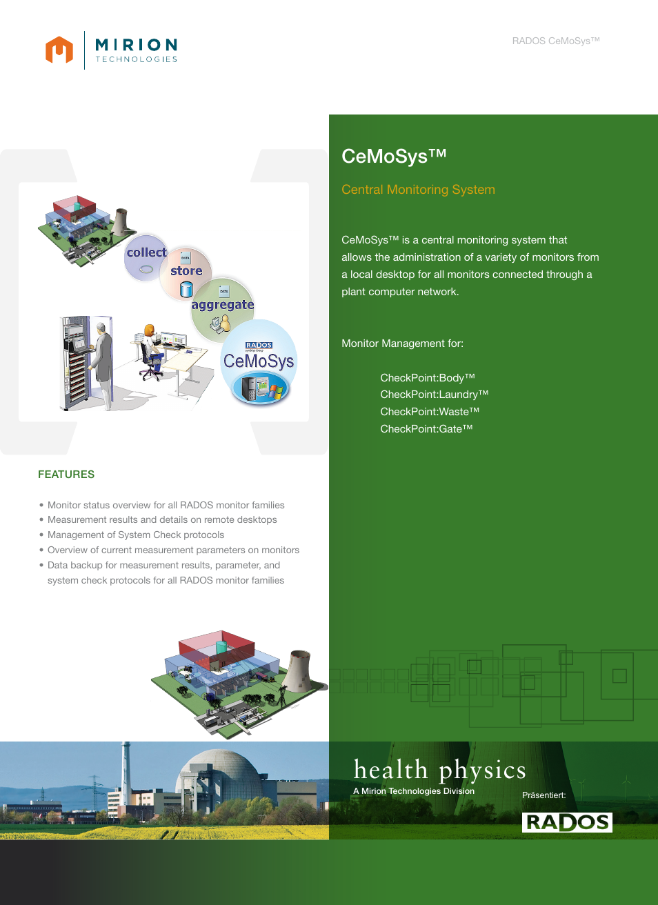 Mirion Technologies CeMoSys User Manual | 2 pages