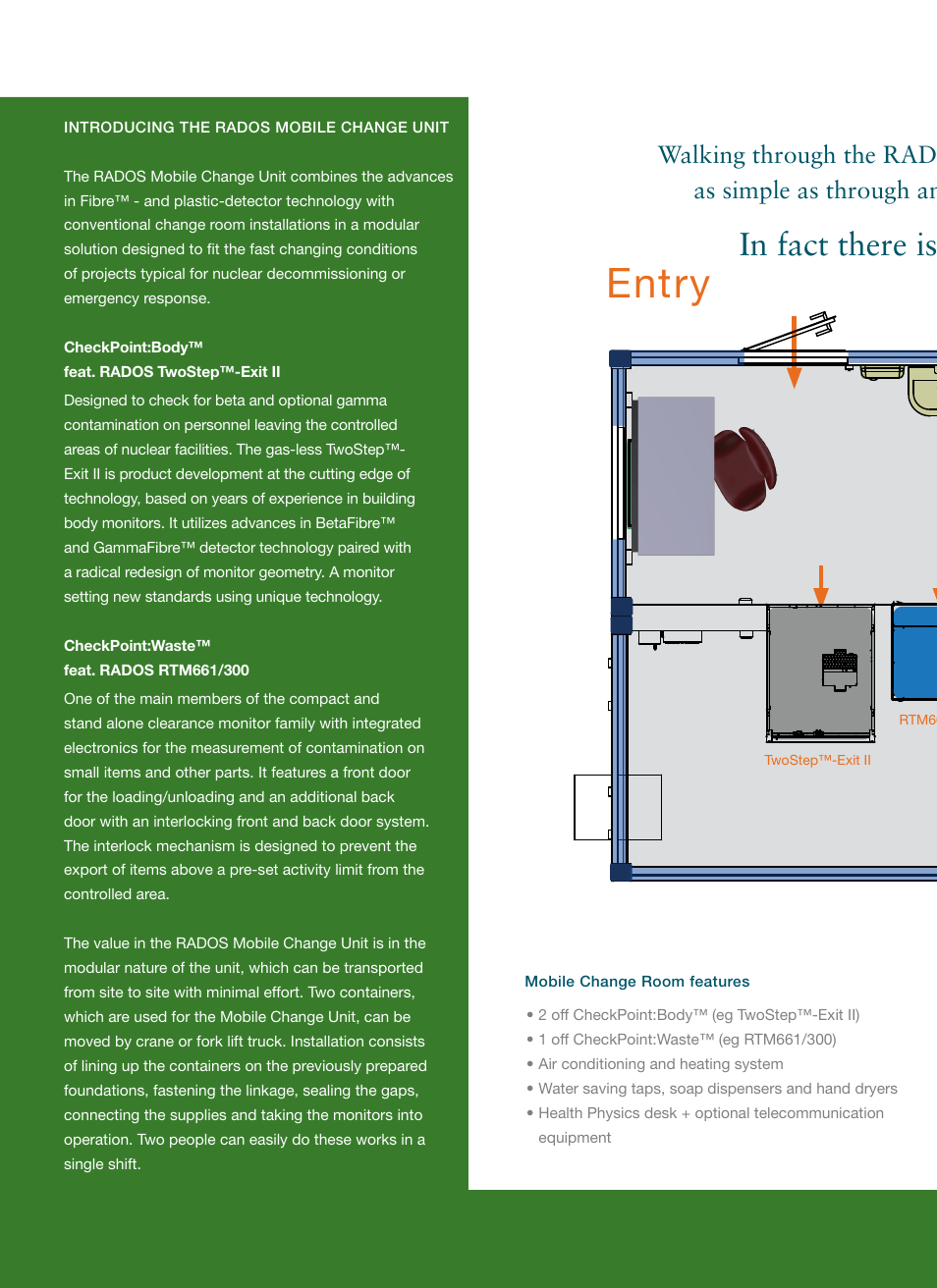 Entry | Mirion Technologies MCU Mobile Change Unit User Manual | Page 2 / 4