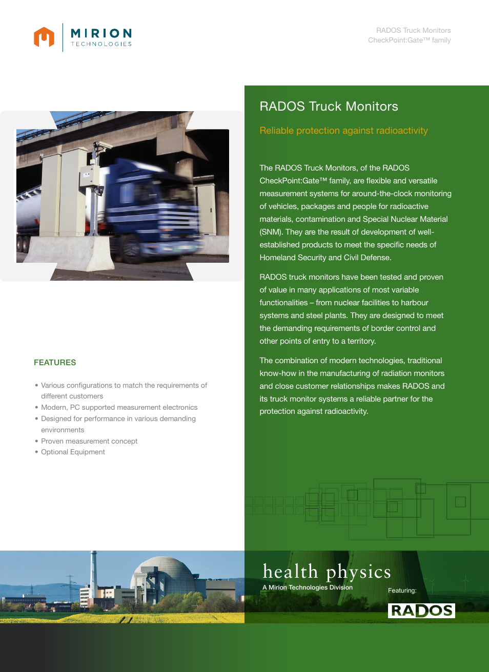 Mirion Technologies RTM910 User Manual | 2 pages