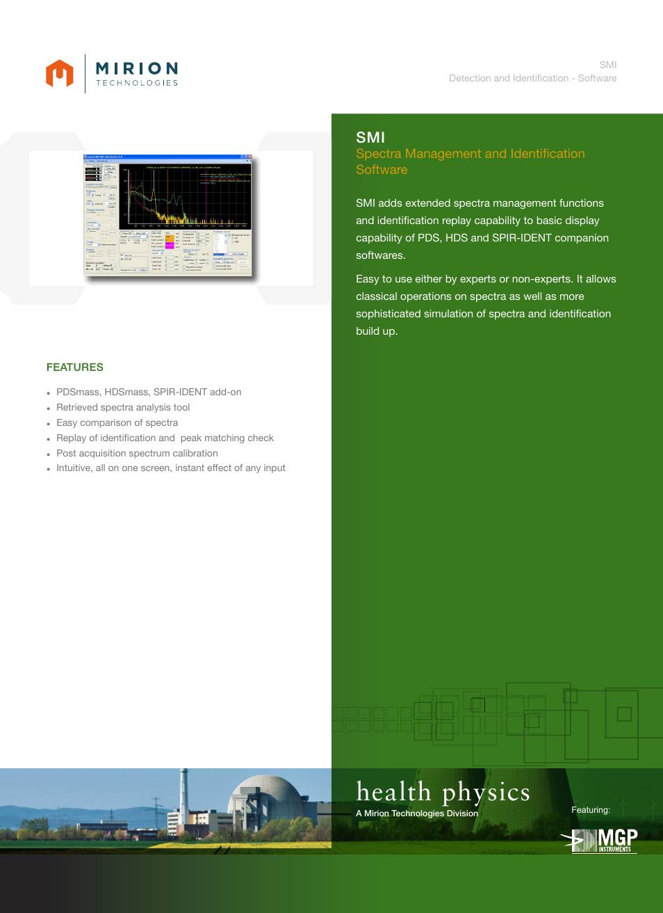 Mirion Technologies SMI User Manual | 2 pages