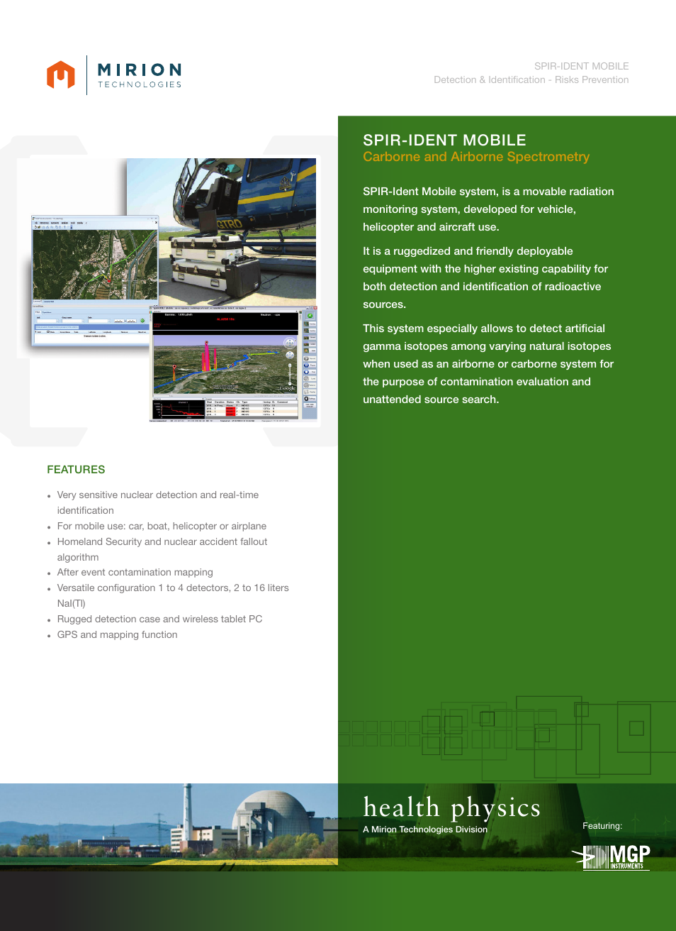 Mirion Technologies SPIR-Ident Mobile User Manual | 2 pages