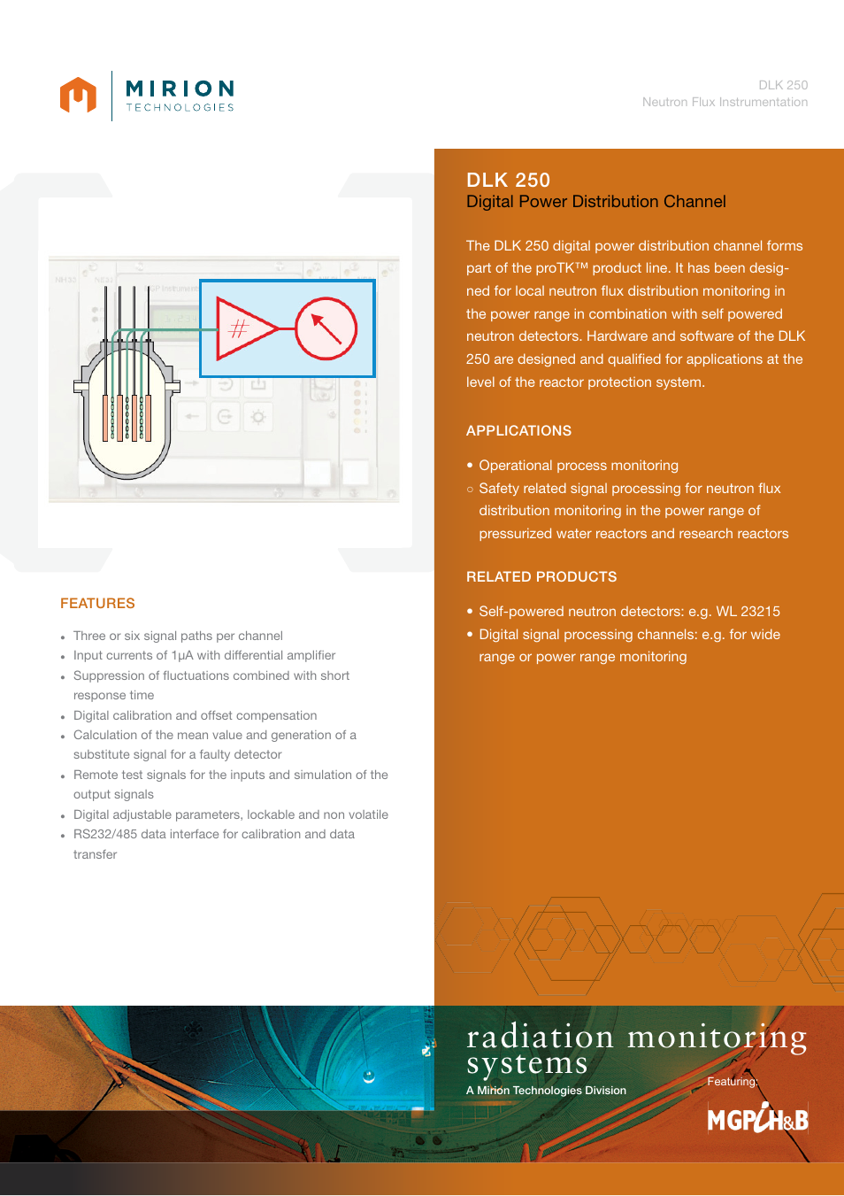 Mirion Technologies DLK 250 User Manual | 2 pages