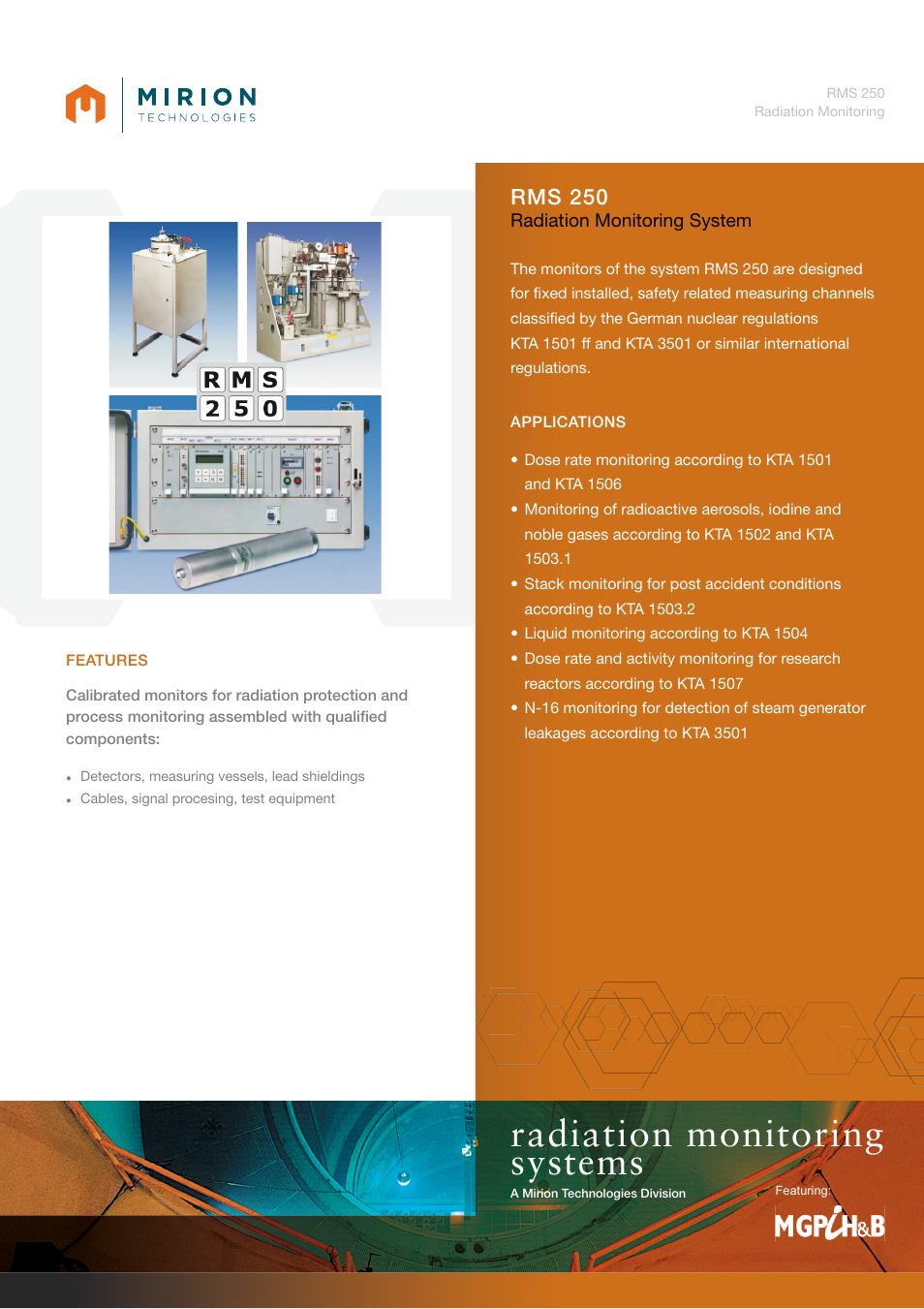 Mirion Technologies RMS 250 User Manual | 4 pages