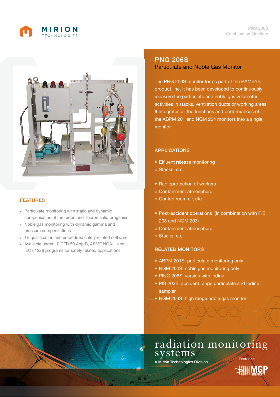 Mirion Technologies PNG 206S User Manual | 2 pages