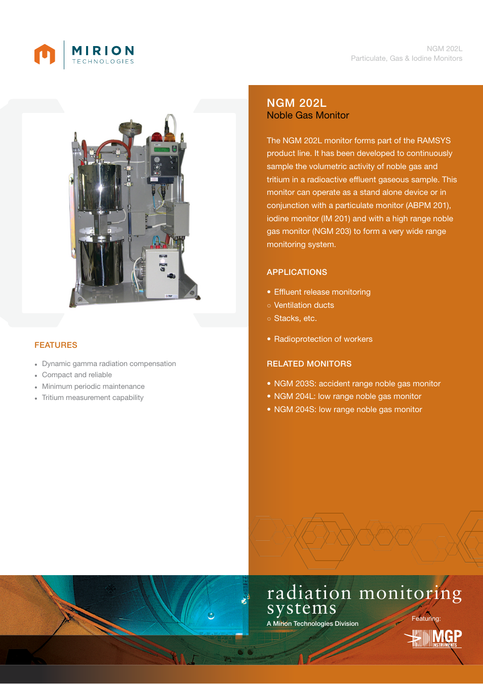 Mirion Technologies NGM 202L User Manual | 2 pages