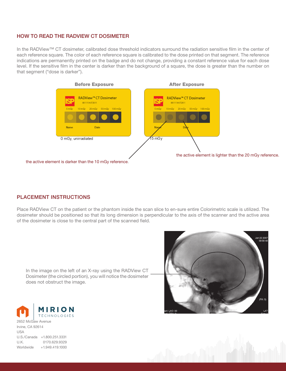 Mirion Technologies Radview CT User Manual | Page 2 / 2