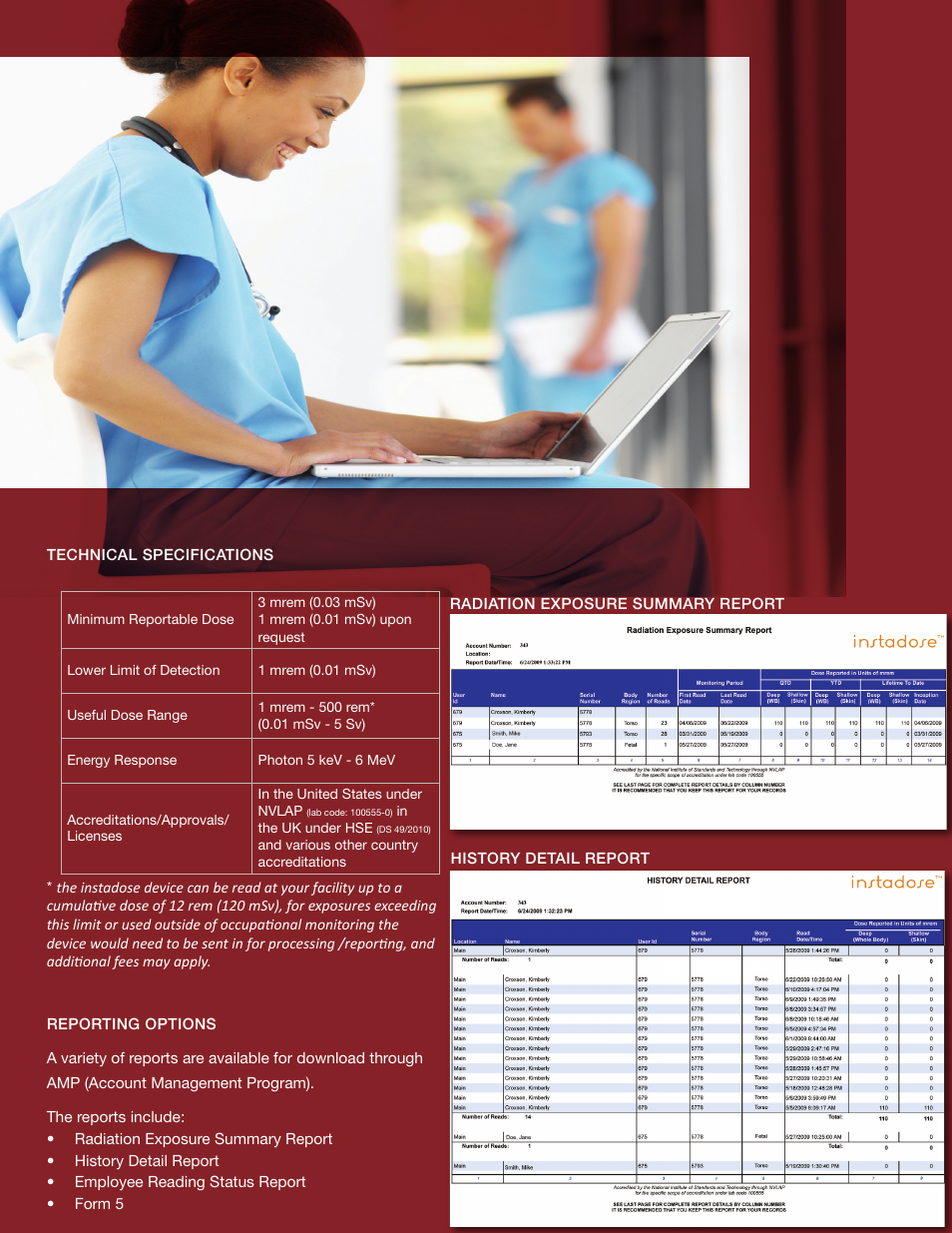 Mirion Technologies instadose Dosimeter User Manual | Page 5 / 6