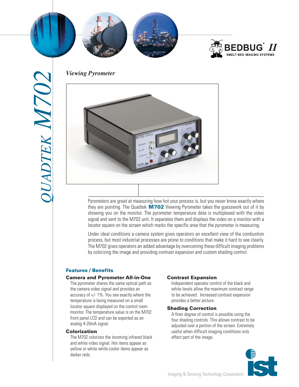 Mirion Technologies M702 Viewing Pyrometer User Manual | 2 pages
