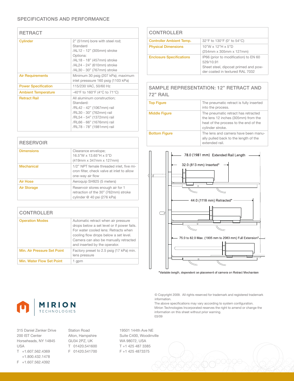 Mirion Technologies M353 Pneumatic Automatic Retract System User Manual | Page 2 / 2