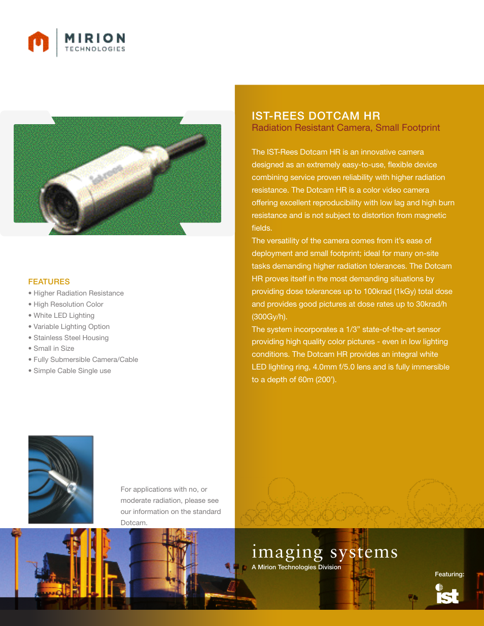 Mirion Technologies Dotcam HR User Manual | 2 pages
