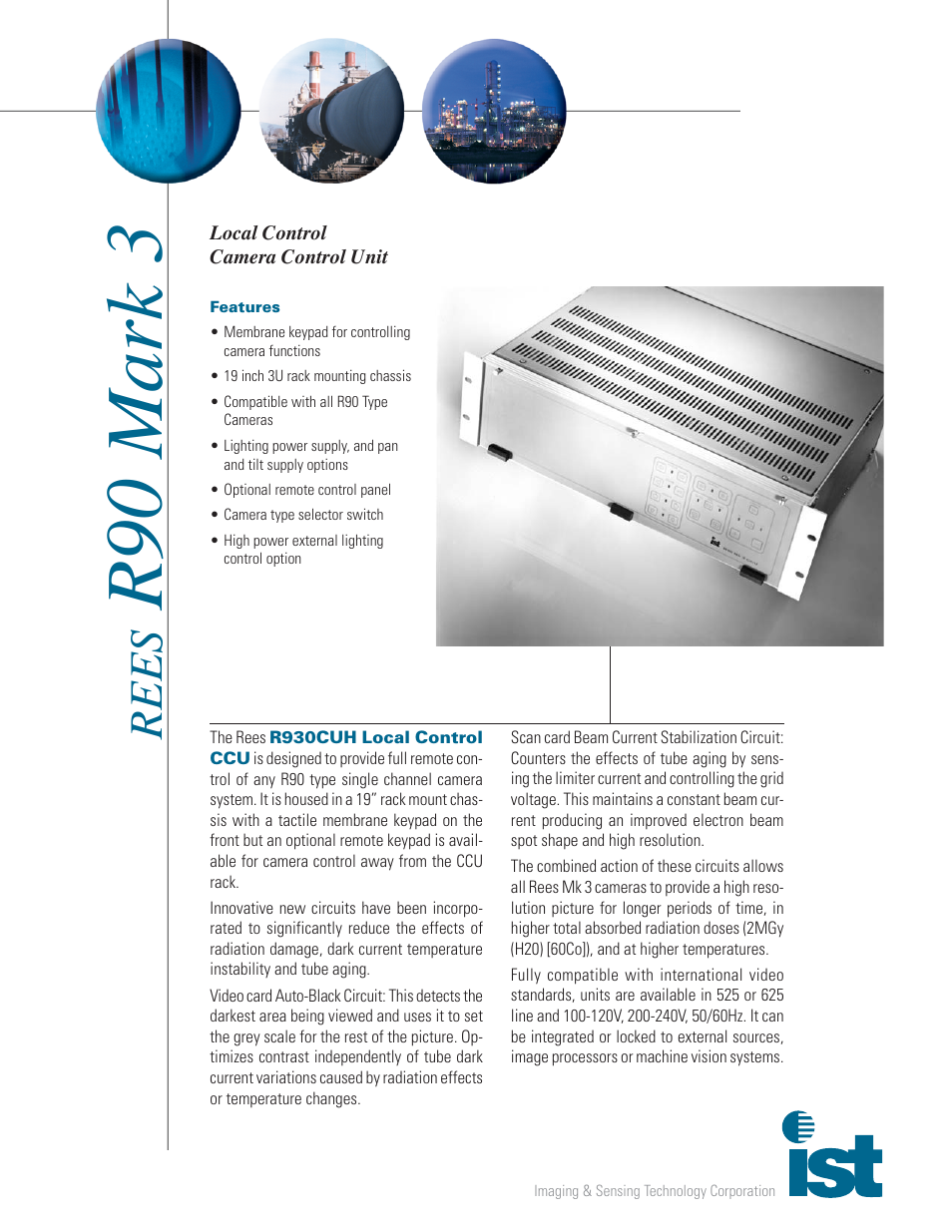 Mirion Technologies R90 Mark 3 Local CCU User Manual | 2 pages