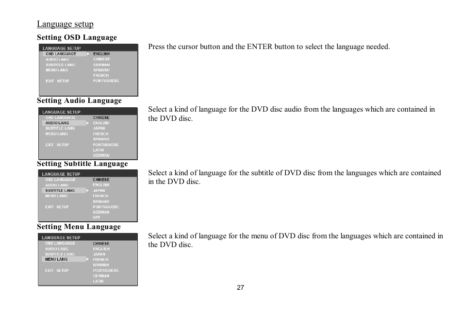 Hyundai H-LCDVD700 User Manual | Page 27 / 69