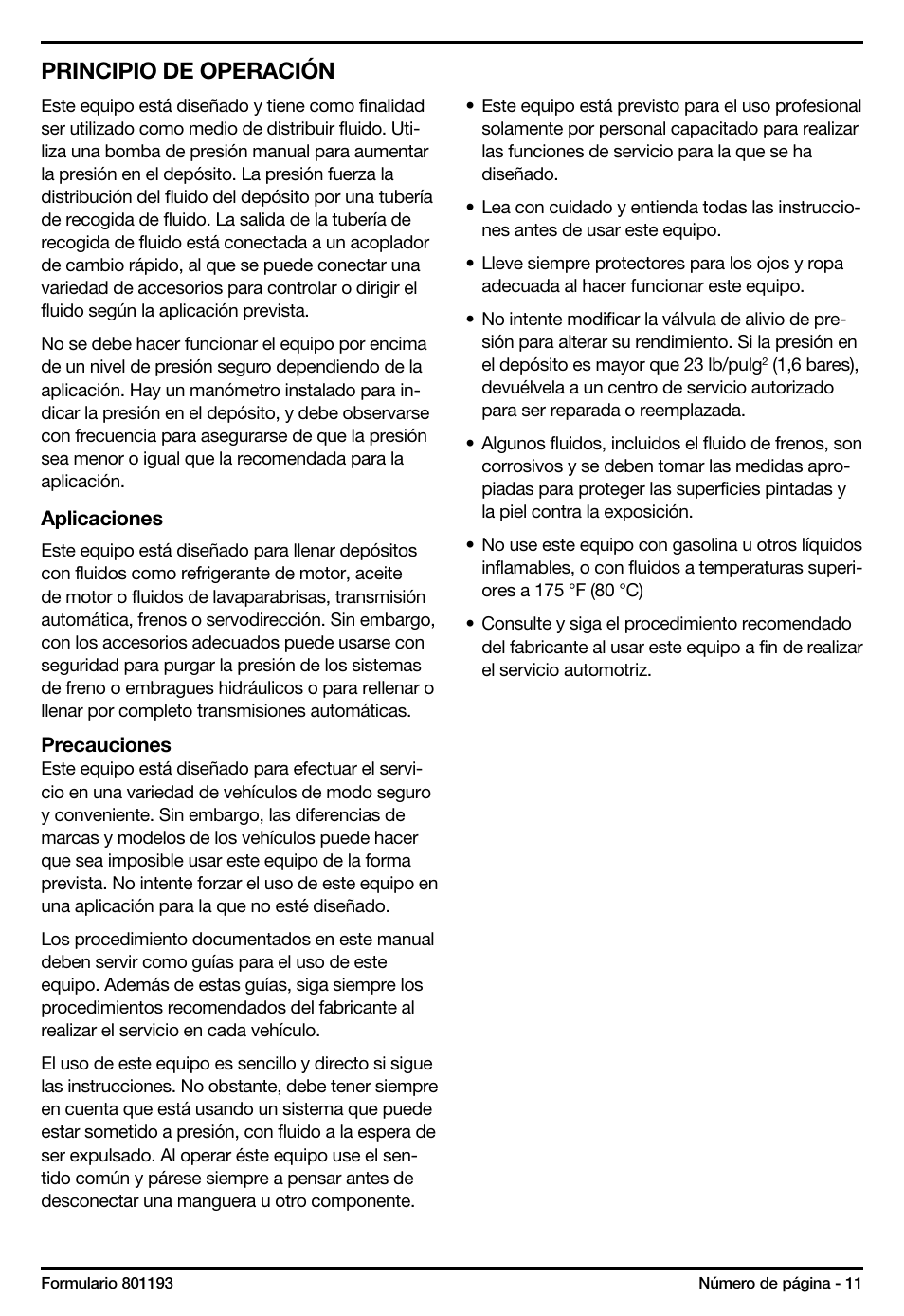 Principio de operación | Mityvac MV6840 fluid dispensing system User Manual | Page 11 / 30