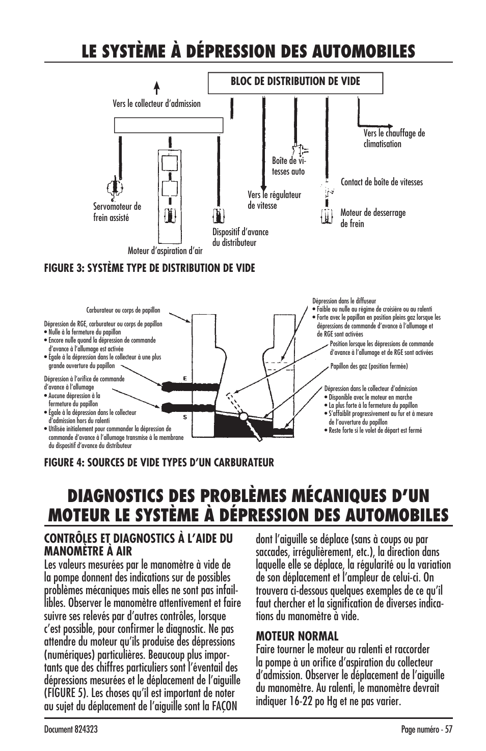 Le système à dépression des automobiles | Mityvac MV8500 silverline elite aUtoMotive test kit User Manual | Page 57 / 76