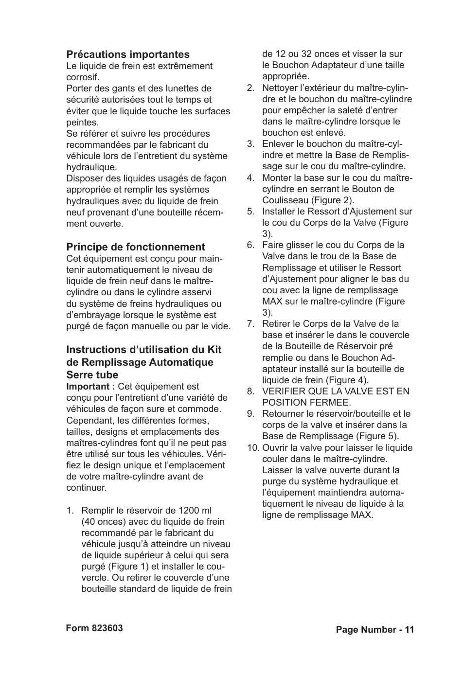Mityvac MVA6836 MASTER AUTO-REFILL KIT User Manual | Page 11 / 36