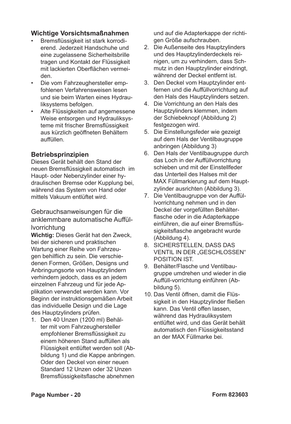 Mityvac MVA6836 MASTER AUTO-REFILL KIT User Manual | Page 20 / 36