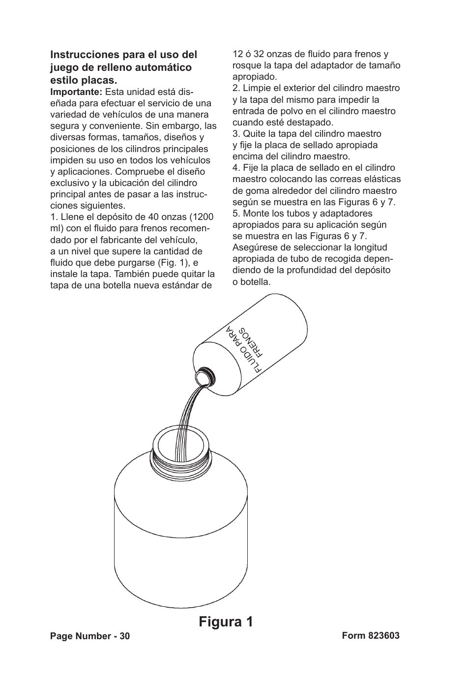 Figura 1 | Mityvac MVA6836 MASTER AUTO-REFILL KIT User Manual | Page 30 / 36