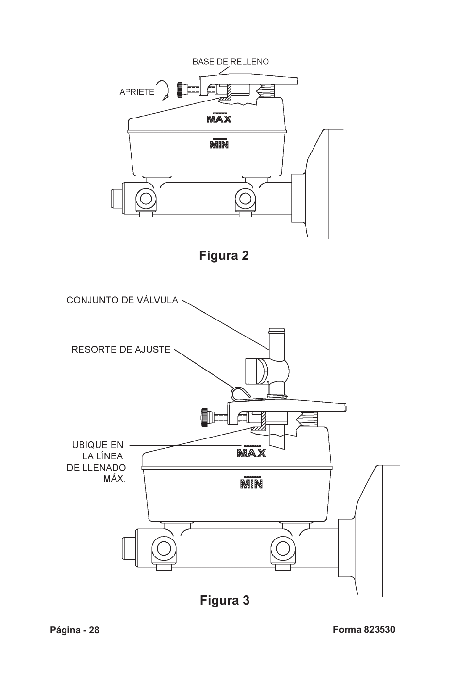 Figura 2 figura 3 | Mityvac MVA6832 CLAMP-ON AUTO-REFILL KIT User Manual | Page 28 / 32