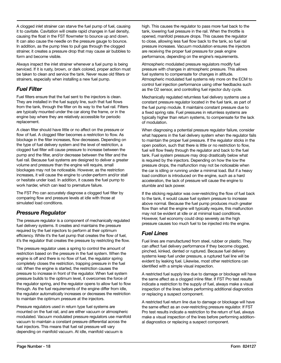 Mityvac MV5545 FST PRO FUEL SYSTEM TESTER User Manual | Page 18 / 42