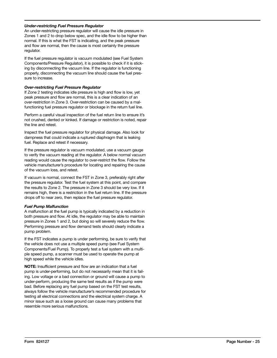 Mityvac MV5545 FST PRO FUEL SYSTEM TESTER User Manual | Page 25 / 42