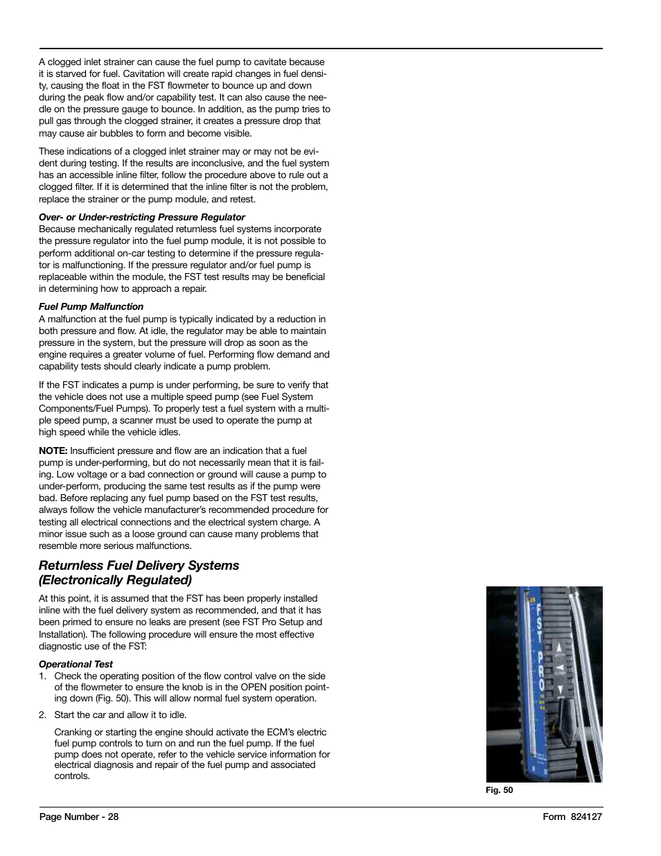 Mityvac MV5545 FST PRO FUEL SYSTEM TESTER User Manual | Page 28 / 42