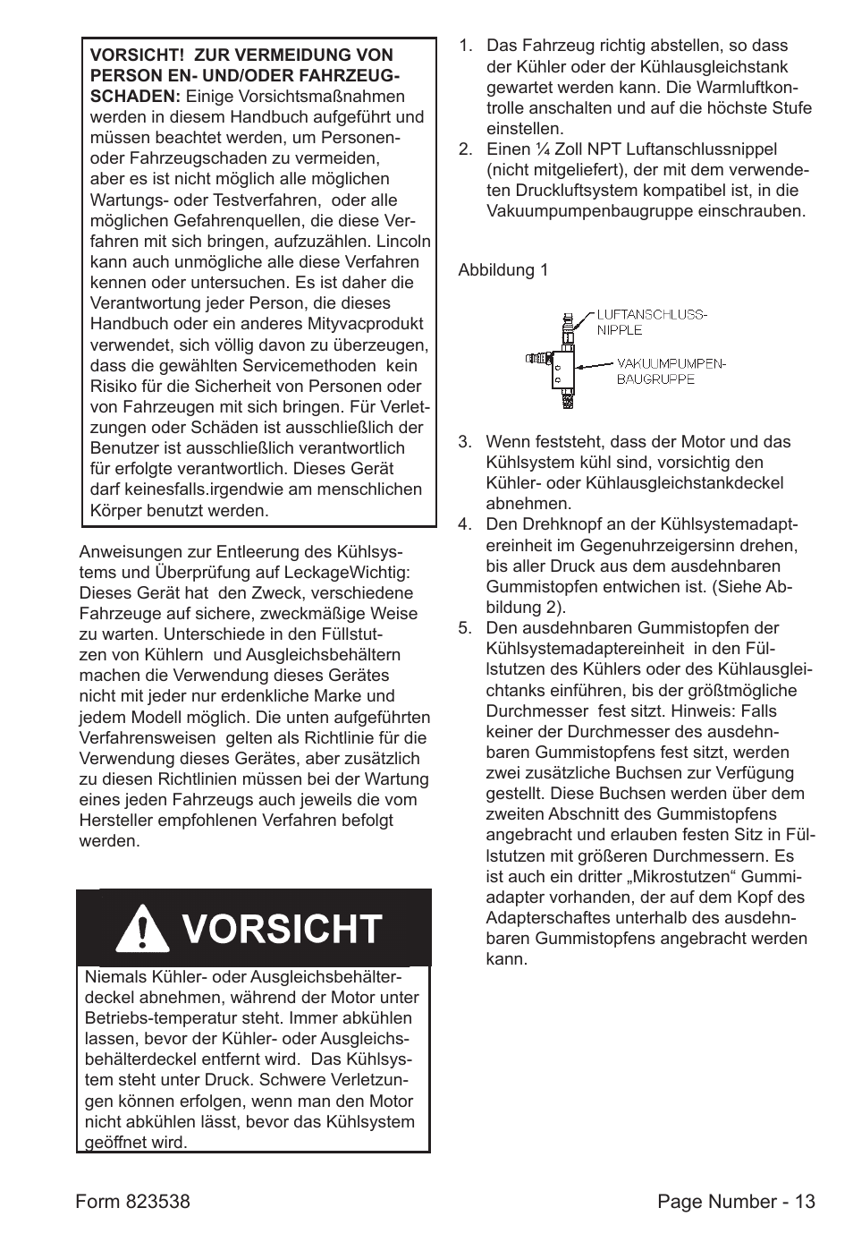 Mityvac 04700 AirEvac User Manual | Page 13 / 20