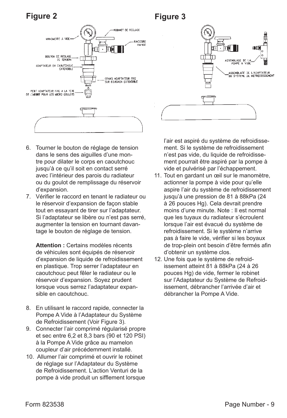 Figure 2, Figure 3 | Mityvac 04700 AirEvac User Manual | Page 9 / 20