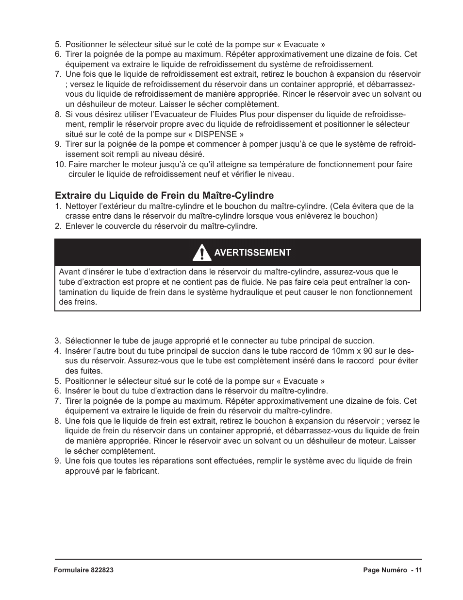 Mityvac 07201 FLUID EVACUATOR PLUS User Manual | Page 11 / 24