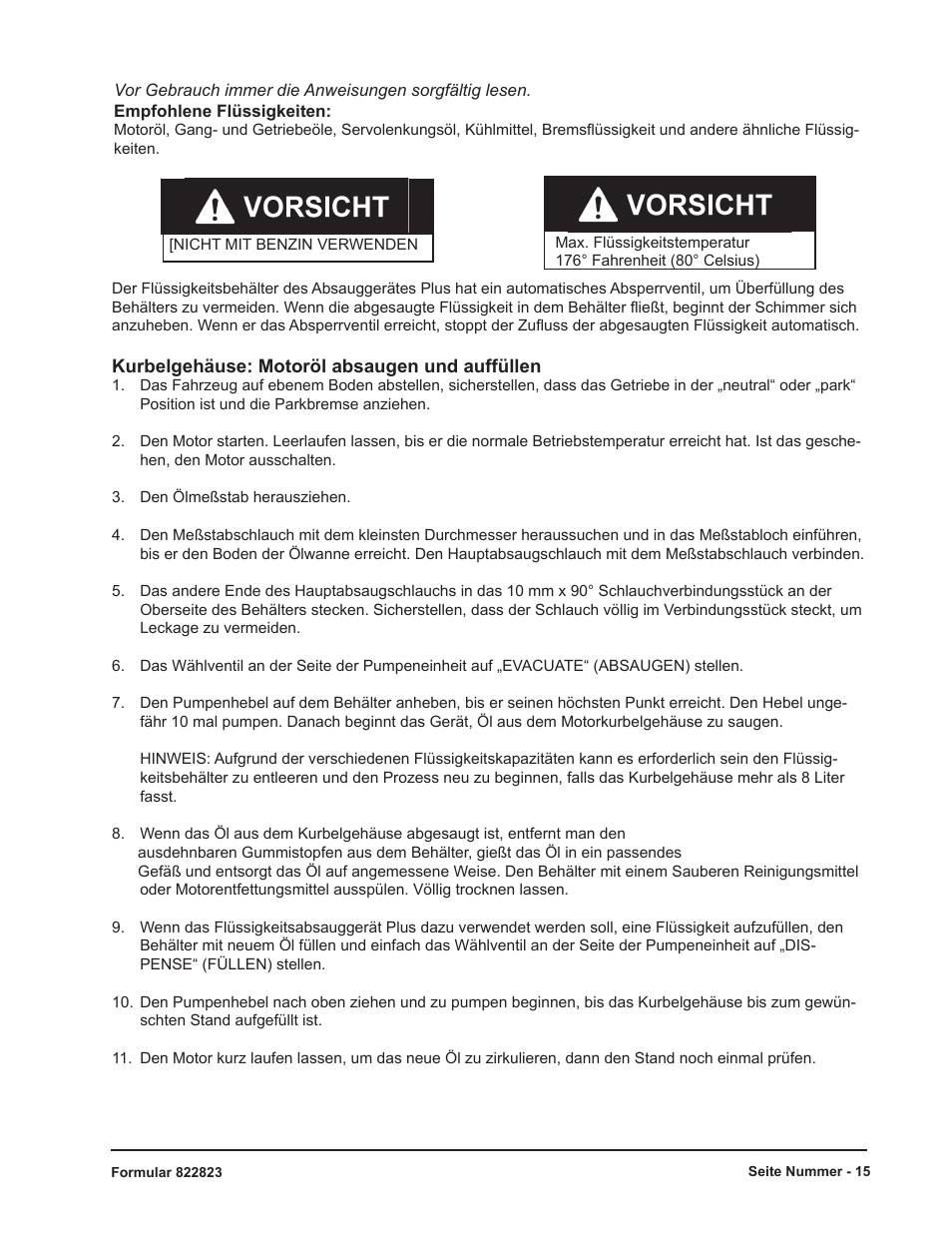 Mityvac 07201 FLUID EVACUATOR PLUS User Manual | Page 15 / 24