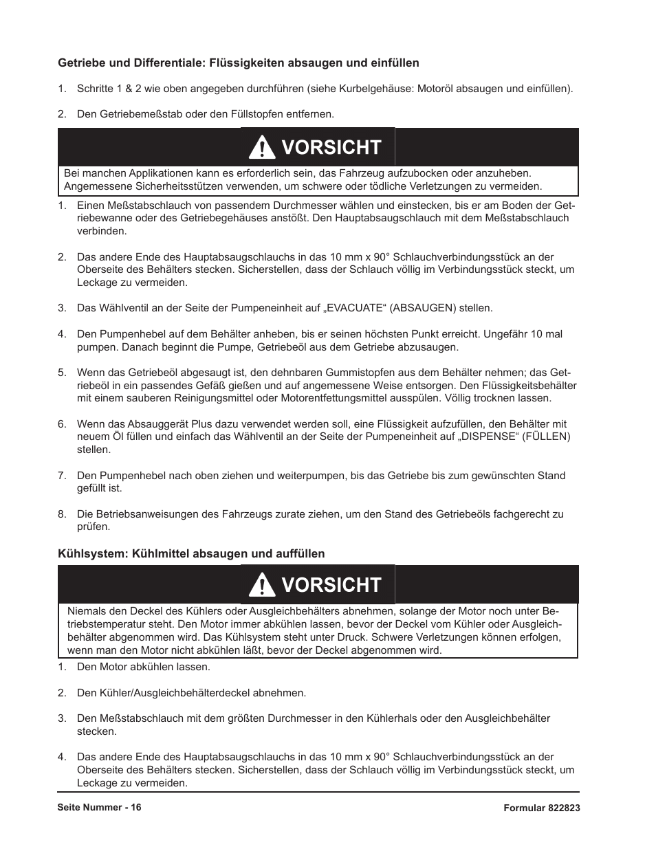 Mityvac 07201 FLUID EVACUATOR PLUS User Manual | Page 16 / 24