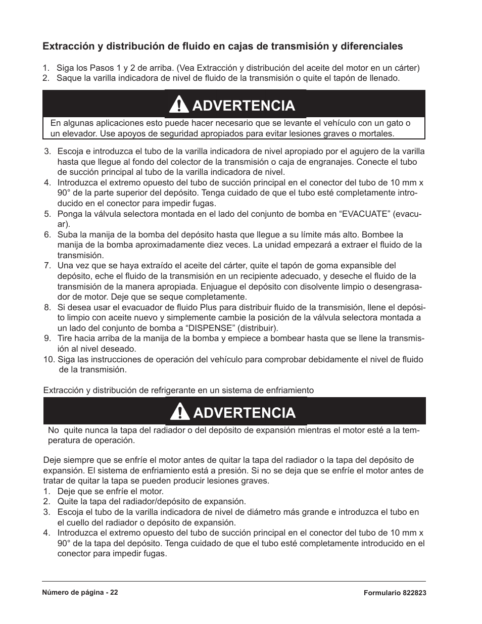 Mityvac 07201 FLUID EVACUATOR PLUS User Manual | Page 22 / 24