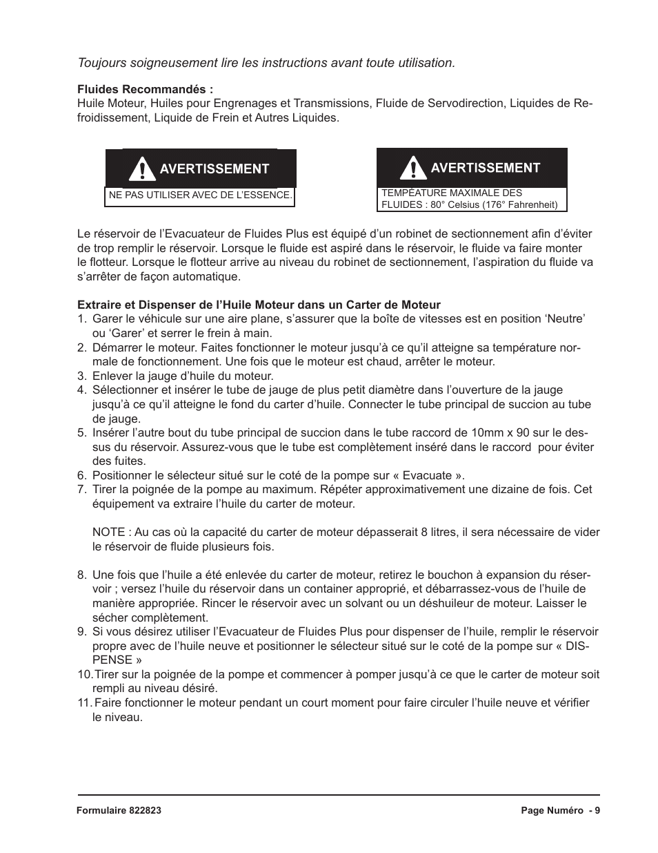 Mityvac 07201 FLUID EVACUATOR PLUS User Manual | Page 9 / 24