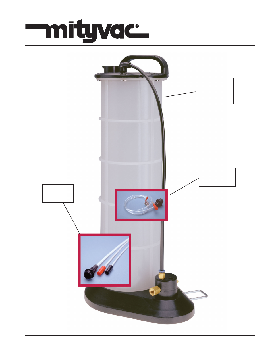 Mityvac 07300 PNEUMATIVAC 8.8 Liter_9.3 Quarts Capacity User Manual | 8 pages